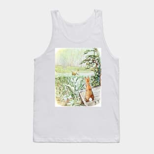 Peter Sees the Garden Gate - Beatrix Potter Tank Top